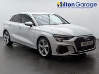 Used Audi A3 Sportback S-Line 150 HP (110 kW) 2021 White Hatchback