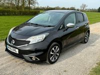 Used Nissan Note N-TEC 80 HP (58 kW) 2016 Black Hatchback