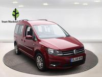 Used VW Caddy Life 125 HP (91 kW) 2018 Red MPV