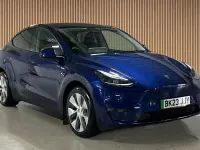 Used Tesla Model Y Long Range AWD 378 kW (514 HP) 2023 Blue SUV