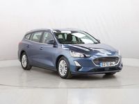 Begagnad Ford Focus Titanium 155 HK (114 kW) 2020 Blå Kombi