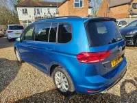 Used VW Touran SEL 150 HP (110 kW) 2016 Blue MPV