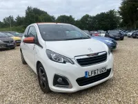 Used Peugeot 108 Roland Garros 82 HP (60 kW) 2017 White Hatchback