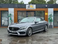 Used Mercedes C220 AMG Line Premium Plus 170 HP (125 kW) 2017 Grey Cabriolet