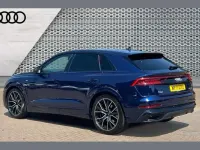 Used Audi Q8 Black Edition 340 HP (250 kW) 2021 Blue SUV