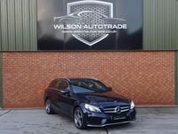 Used Mercedes C200 AMG Line Premium 2018 Blue Estate