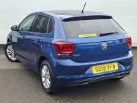 Used VW Polo SE 95 HP (69 kW) 2019 Blue Hatchback