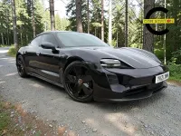 Used Porsche Taycan Performance Package 350 kW (476 HP) 2021 Black Sedan