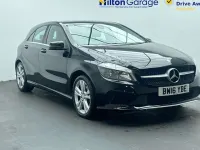 Used Mercedes A180 109 HP (80 kW) 2016 Black Hatchback