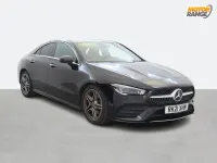 Used Mercedes CLA180 AMG Line Premium Plus 136 HP (100 kW) 2021 Black Coupe
