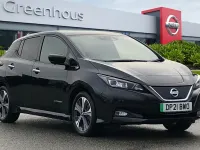 Used Nissan Leaf Tekna 110 kW (150 HP) 2021 Black Hatchback