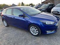 Used Ford Focus Titanium 2015 Blue Hatchback