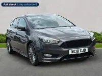 Used Ford Focus ST-Line 120 HP (88 kW) 2018 Black Hatchback