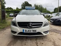 Used Mercedes B220 167 HP (122 kW) 2013 White Hatchback