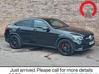 Usado Mercedes GLC220 AMG line 170 HP (125 kW) 2018 Preto Coupé