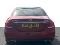 Used Mercedes E400 AMG line 334 HP (245 kW) 2020 Red Sedan