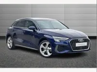 Used Audi A3 e-tron S-Line 204 HP (150 kW) 2023 Blue Hatchback