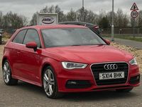 Used Audi A3 S-Line 150 HP (110 kW) 2014 Red Hatchback