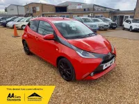 Used Toyota Aygo x-style 69 HP (50 kW) 2017 Red Hatchback