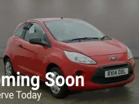 Used Ford Ka Studio 69 HP (50 kW) 2014 Red Hatchback
