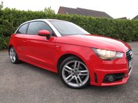 Begagnad Audi A1 S-Line 2011 Röd Halvkombi