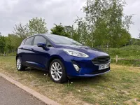 Used Ford Fiesta Titanium 100 HP (73 kW) 2017 Blue Hatchback