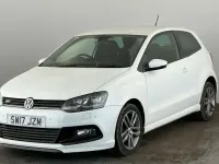 Used VW Polo R-line 90 HP (66 kW) 2017 White Hatchback
