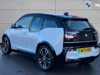 Used BMW i3 Comfort Edition 135 kW (184 HP) 2021 Capparis white with highlight bmw i blue Hatchback