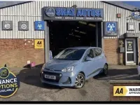 Begagnad Hyundai i10 Premium 87 HK (63 kW) 2018 Blå Halvkombi