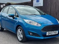 Used Ford Fiesta Zetec 101 HP (74 kW) 2013 Blue Hatchback
