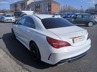 Used Mercedes CLA220 AMG line 2018 White Sedan