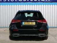 Used Mercedes A180 AMG line 116 HP (85 kW) 2018 Black Hatchback