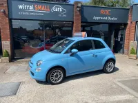 Used Fiat 500 Pop Star 69 HP (50 kW) 2017 Blue Hatchback