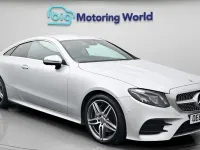 Used Mercedes E220 AMG line 194 HP (142 kW) 2019 Silver Coupe
