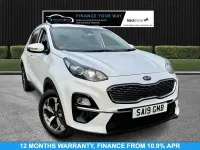 Used Kia Sportage 130 HP (95 kW) 2019 White SUV