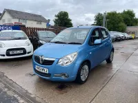Used Vauxhall Agila S 94 HP (69 kW) 2011 Blue MPV