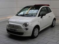 Used Fiat 500C Pop 85 HP (62 kW) 2011 White Cabriolet