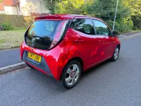 Used Toyota Aygo X-play 69 HP (50 kW) 2017 Red Hatchback
