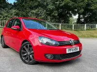 Used VW Golf VI GT 140 HP (102 kW) 2011 Red Hatchback