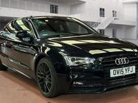 Used Audi A5 Black Edition 177 HP (130 kW) 2015 Black Coupe