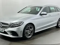 Used Mercedes C200 AMG line 184 HP (135 kW) 2019 Silver Estate