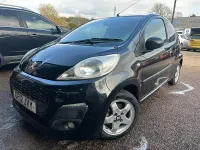 Used Peugeot 107 Allure 68 HP (50 kW) 2012 Black Hatchback