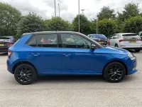 Used Skoda Fabia Colour Edition 44 HP (32 kW) 2019 Race blue metallic black magic pearl effect Hatchback