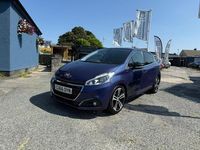 Used Peugeot 208 GT-line 100 HP (73 kW) 2016 Blue Hatchback