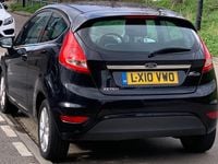 Used Ford Fiesta Zetec 2010 Black Hatchback