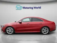 Used Mercedes CLA200 AMG line 163 HP (119 kW) 2022 Red Coupe