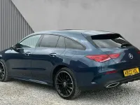 Used Mercedes CLA250 AMG Line Premium Plus 218 HP (160 kW) 2023 Blue Coupe