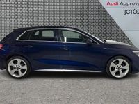 Used Audi A3 S-Line 150 HP (110 kW) 2022 Blue Sedan