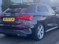 Used Audi A3 Sportback S-Line 150 HP (110 kW) 2020 Black Hatchback