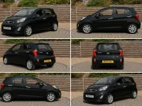 Used Kia Picanto 85 HP (62 kW) 2013 Black Hatchback